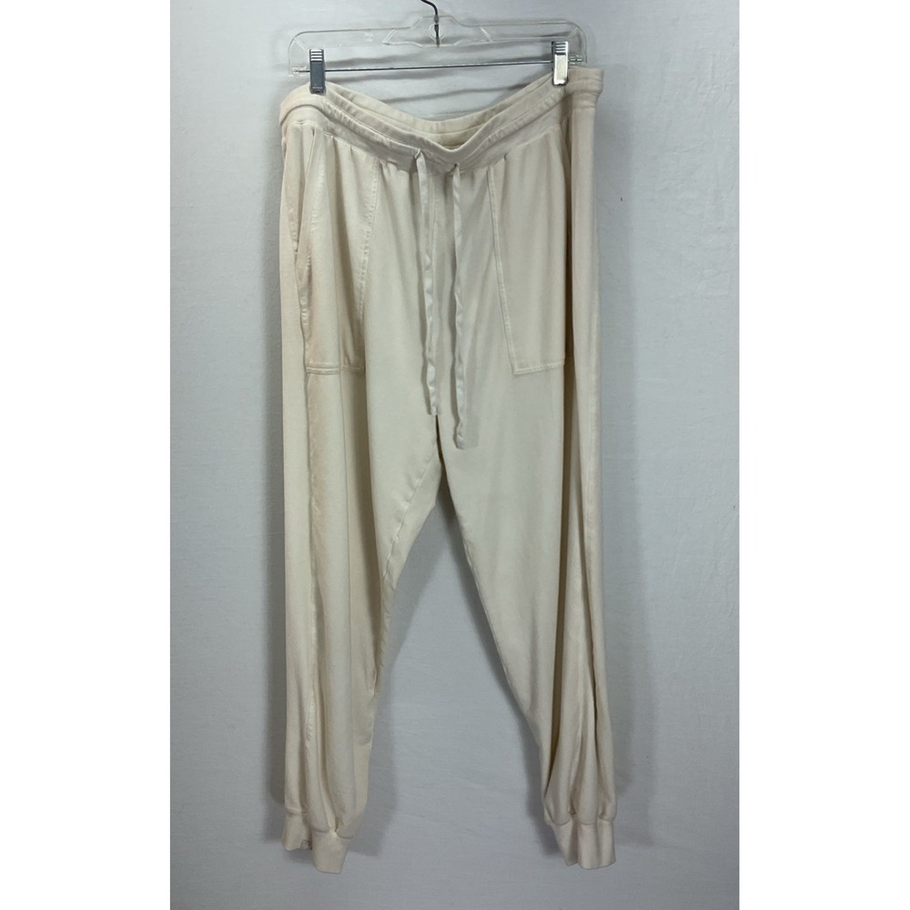 NEW BAREFOOT DREAMS Luxe Lounge sunbleached Jogger French Terry size 1X